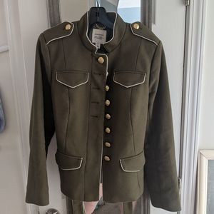 Banana Republic Olive Military Jacket large
